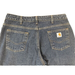 Carhartt Jeans Mens 36x34 Blue Relaxed Fit Straight Leg Denim Workwear Pants